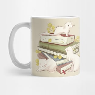 Ferrets and books Mug